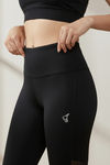 Zelocity Quick Dry Gym Leggings - Jet Black — thumbnail 5
